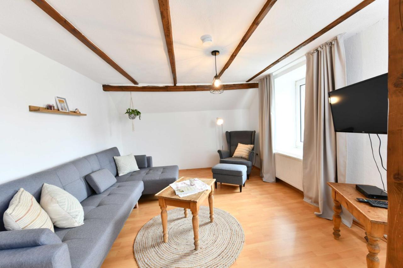 Ferienwohnung Im Alten Bauernhaus 林德拉 外观 照片